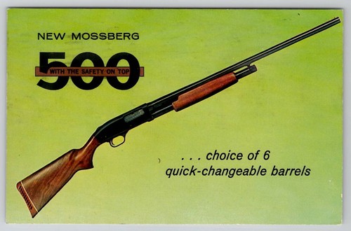 Cartolina nuova mossberg 500 - nuova,
