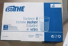 BICCHIERI N:6  IN VETRO