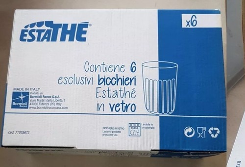 Bicchieri in vetro - bicchieri, n:6