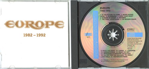 Europe 1982 1992 the best - -,