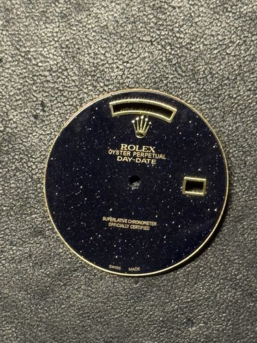 Quadrante pietra oro blu