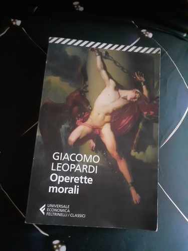 Operette morali leopardi - -,