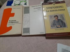Le parole vi ingannano + la vittima + stanza rossa Strindberg  lotto 3 libri