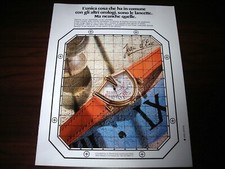 JEAN D'EVE SECTORA OROLOGI 1985 pubblicità/advertising/werbung