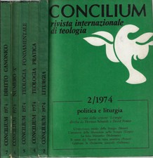 Concilium N. 2, 4, 5, 6, 7 Anno 1974. Rivista internazionale di teologia. AA.VV.