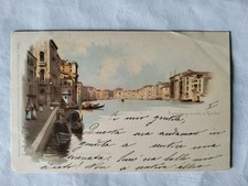 VENEZIA - Canale grande a Rialto fp v.ta 1899