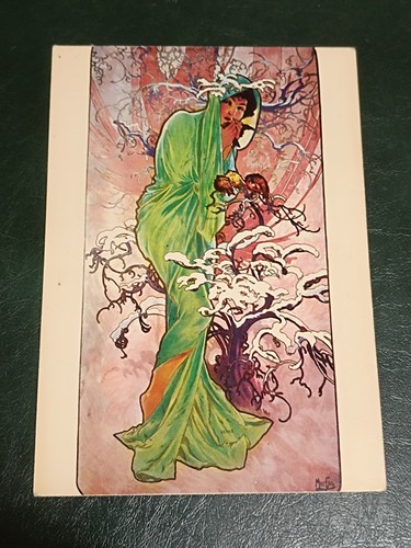 Cartolina alphonse mucha - cartolina,