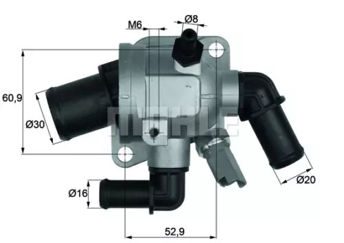 Termostato refrigerante fiat - refrigerante,