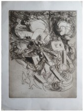 Roberto BARNI acquaforte 25