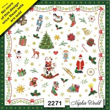 (2271) DUE tovaglioli di carta