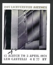 ROY LICHTENSTEIN - Biglietto invito! SPECCHIETTI!!!
