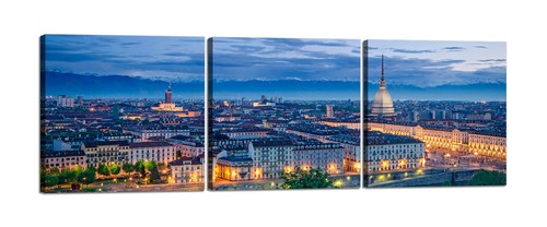Panorama notturno torino - panorama,