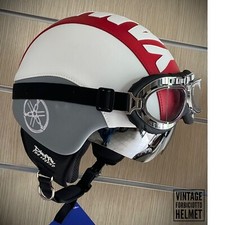 Casco vintage in pelle