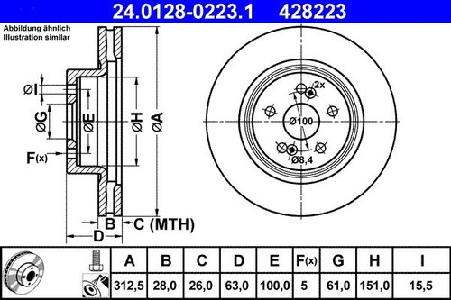Brake discs renault - brake,