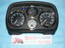 FIAT 500 L CRUSCOTTO SPORTIVO IN PELLE NERA COMPLETO DI 4 STRUMENTI ABARTH NERI