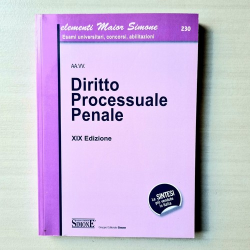 Diritto processuale penale - diritto,