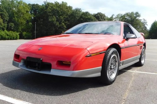 Pontiac fiero 1986 rosso - gt,