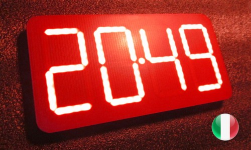Orologio parete led made - orologio,