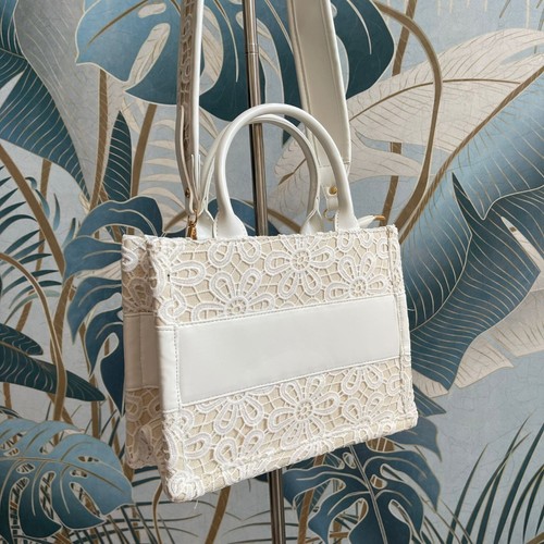 Borsa pizzo con doppi - borsa,
