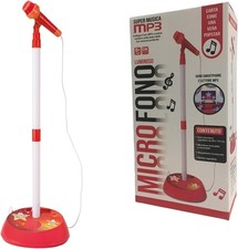 Microfono giocattolo con asta - con,