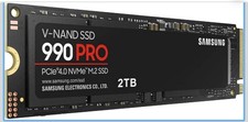 Samsung 990 PRO M.2 NVMe SSD 2 TB, PCIe 4.0, In Garanzia