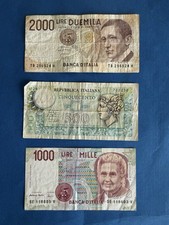 lotto banconote italiane lire