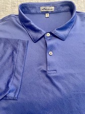 Polo jacquard blu Peter Millar
