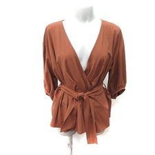 Camicetta da donna B Ability marrone cache-core manica a 3/4 taglia M