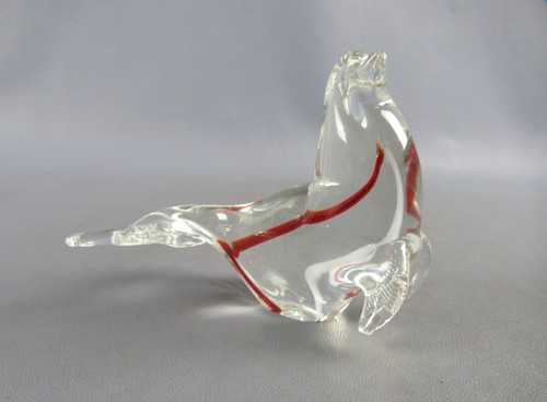 Scultura foca vetro - , murano