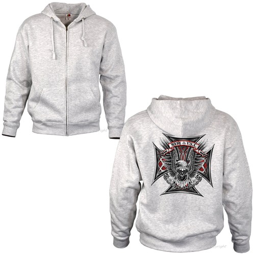 Felpa biker giacca - felpa, con