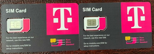 Scheda sim mobile - sim, t-mobile