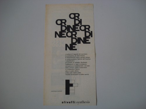 Advertising pubblicità 1963 - pubblicità,