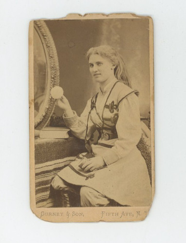 Foto vintage cdv christina - foto,