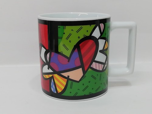 Romero britto tazza mug - britto, cuore