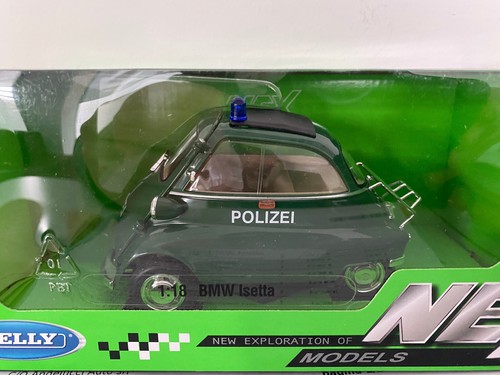 Bmw isetta polizei - welly, 1/18
