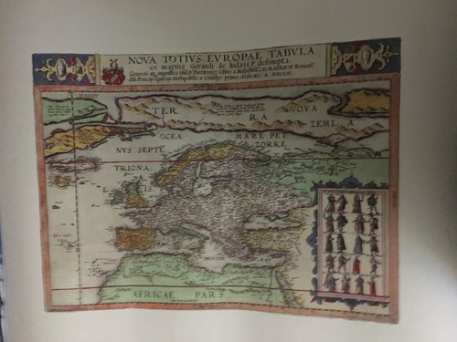 Carta dell europa 1593 - dell'europa,