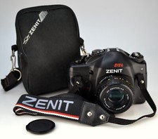 NEAR EXC! Fotocamera reflex URSS RUSSA "ZENIT-212K" + obiettivo MC ZENITAR-K2 PENTAX-K (2)
