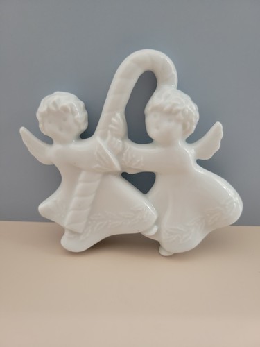 Ornamento porcellana bianca