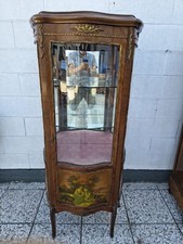 VETRINA | LIBRERIA LUIGI XV, MOGANO E DIPINTO, DIM 66 X 36 H 152 CM