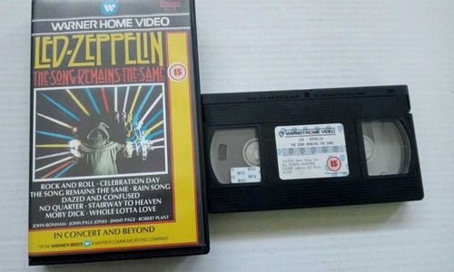 Videocassetta vhs led zeppelin - videocassetta,