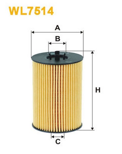 Wl7514 filtro olio - wl7514,