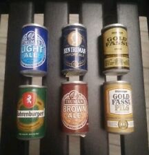 Set Completo 6 Lattine Birra Mignon Decorative Pubblicitarie Da Collezione