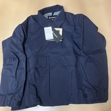 with tags GORE-TEX navy jacket