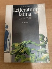 LIBRO -LETTERATURA LATINA - Gian Biagio CONTE (LE MONNIER)
