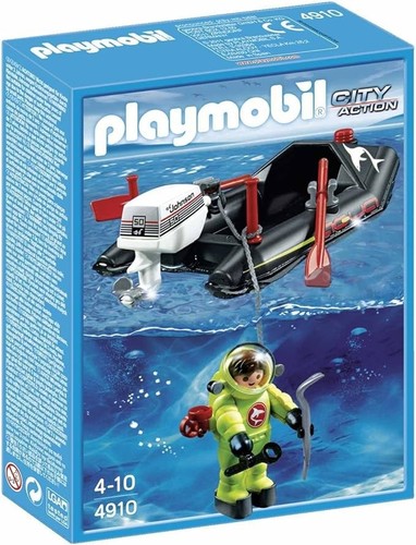 Playmobil 4910 canotto con - canotto,