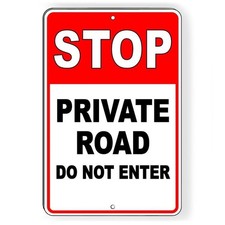 Stop strada privata - strada,