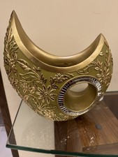 Vaso moderno oro mezzaluna