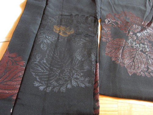 Haori nero montsuki 100 seta - haori, 100%seta