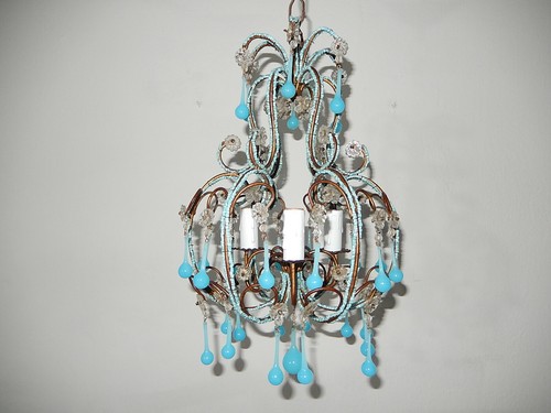 C1920 lampadario italiano - italiano, blu