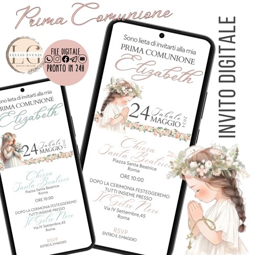 Invito digitale prima - digitale,